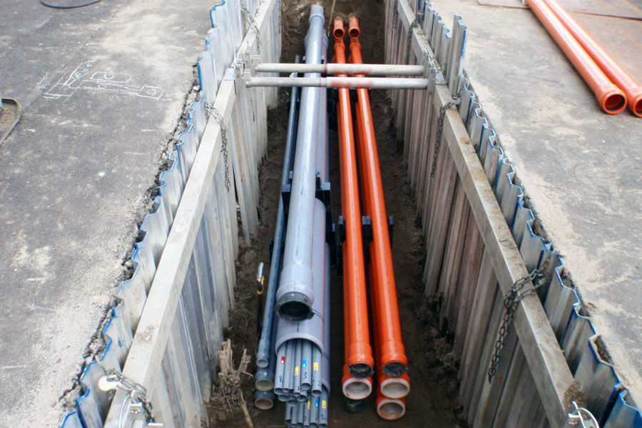 電線共同溝工事